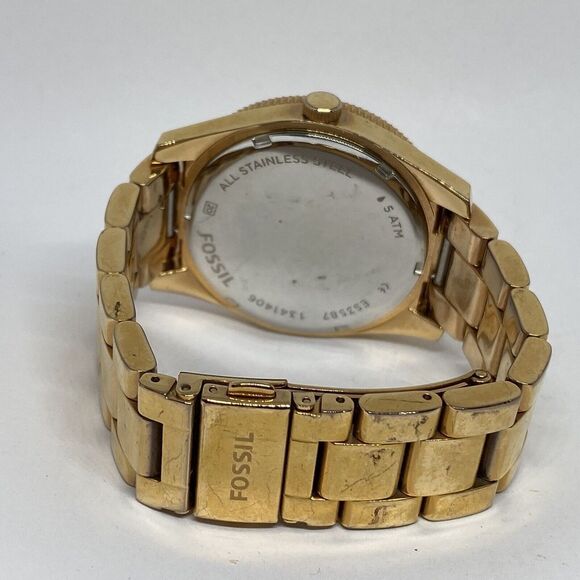 Fossil Perfect Boyfriend ES3587 Womens Stainless Steel Analog Quartz Watch XR881 - Picture 10 of 12